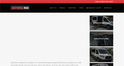 Desktop Screenshot of nationalvans.com