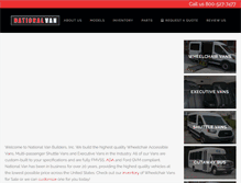 Tablet Screenshot of nationalvans.com